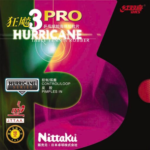 Borracha Nittaku Hurricane Pro 3