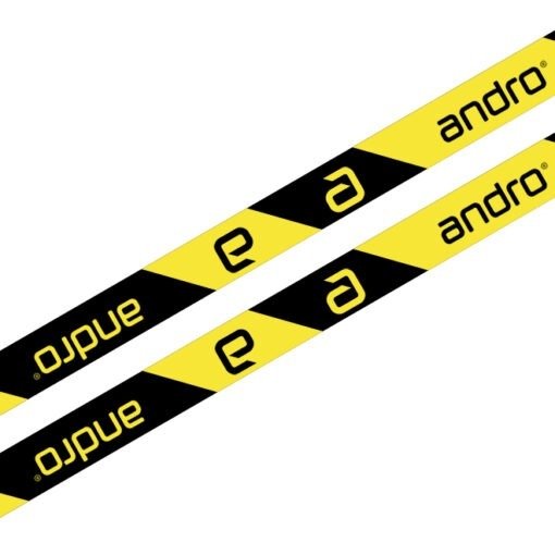 Andro Fita Protetora 12 mm 50 cm preto e amarelo