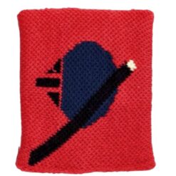 Munhequeira Li Ning Vermelha e Preta