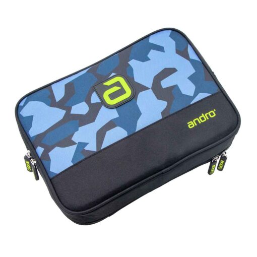 Andro Raqueteira Double Wallet Fraser Camuflagem Azul