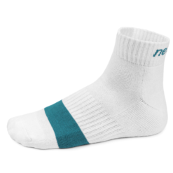 Neottec Meia Style Branca e Turquesa 37-39